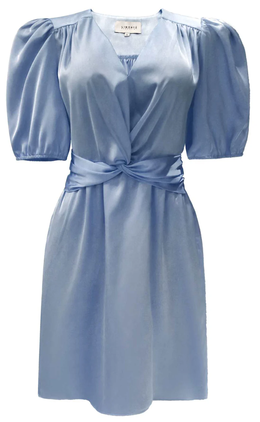 Liberte Kjole - Tiki SS Twist - Baby Blue - Image 2