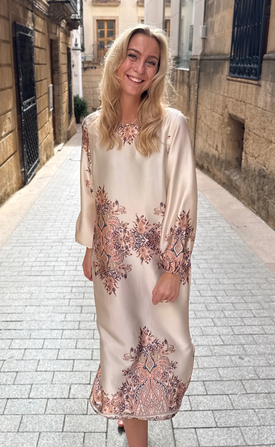 Liberté Kjole - Wennise - Creme Paisley - Image 6
