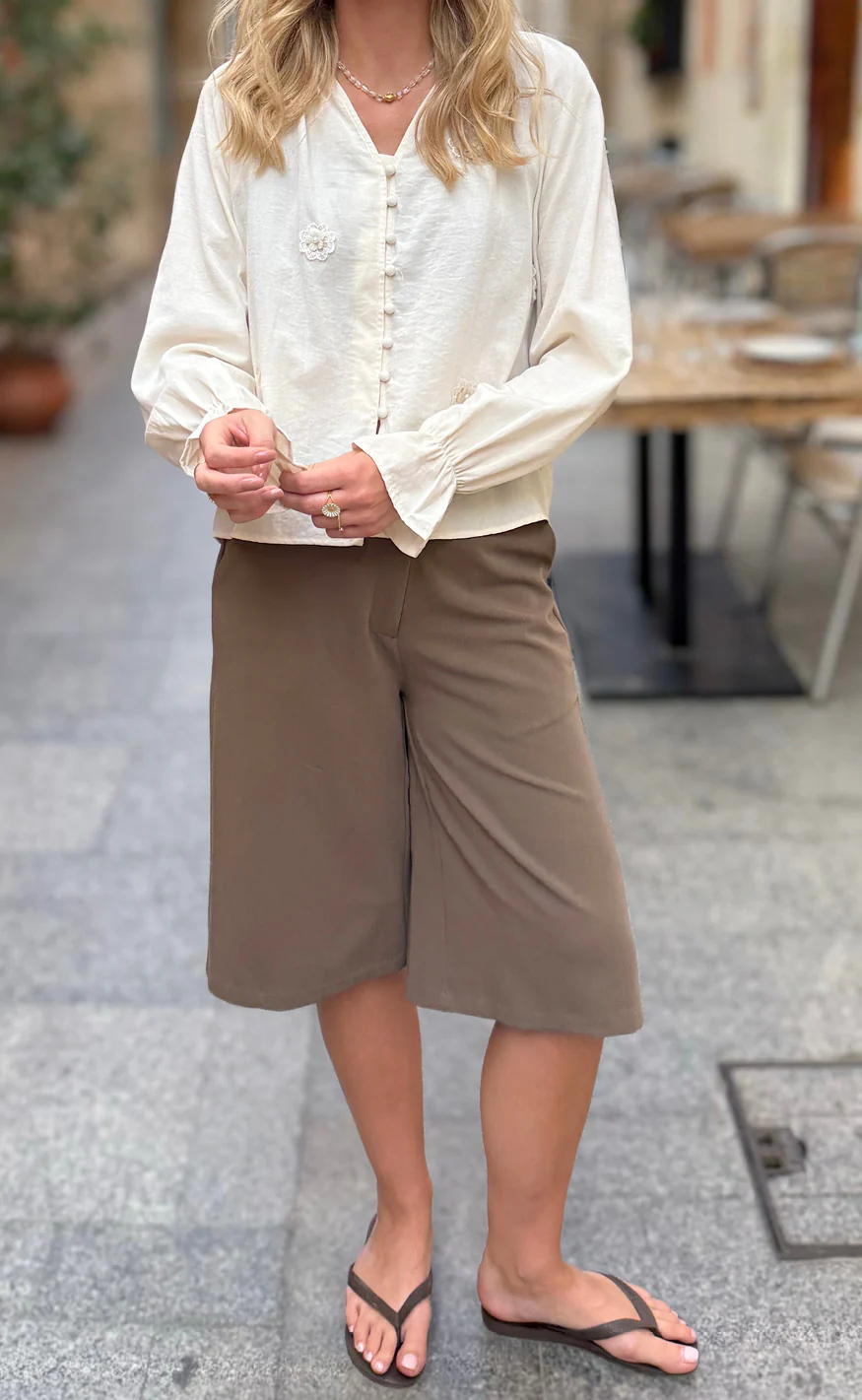 Liberte Shorts - Freddy Long - Nougat Brown - Image 5
