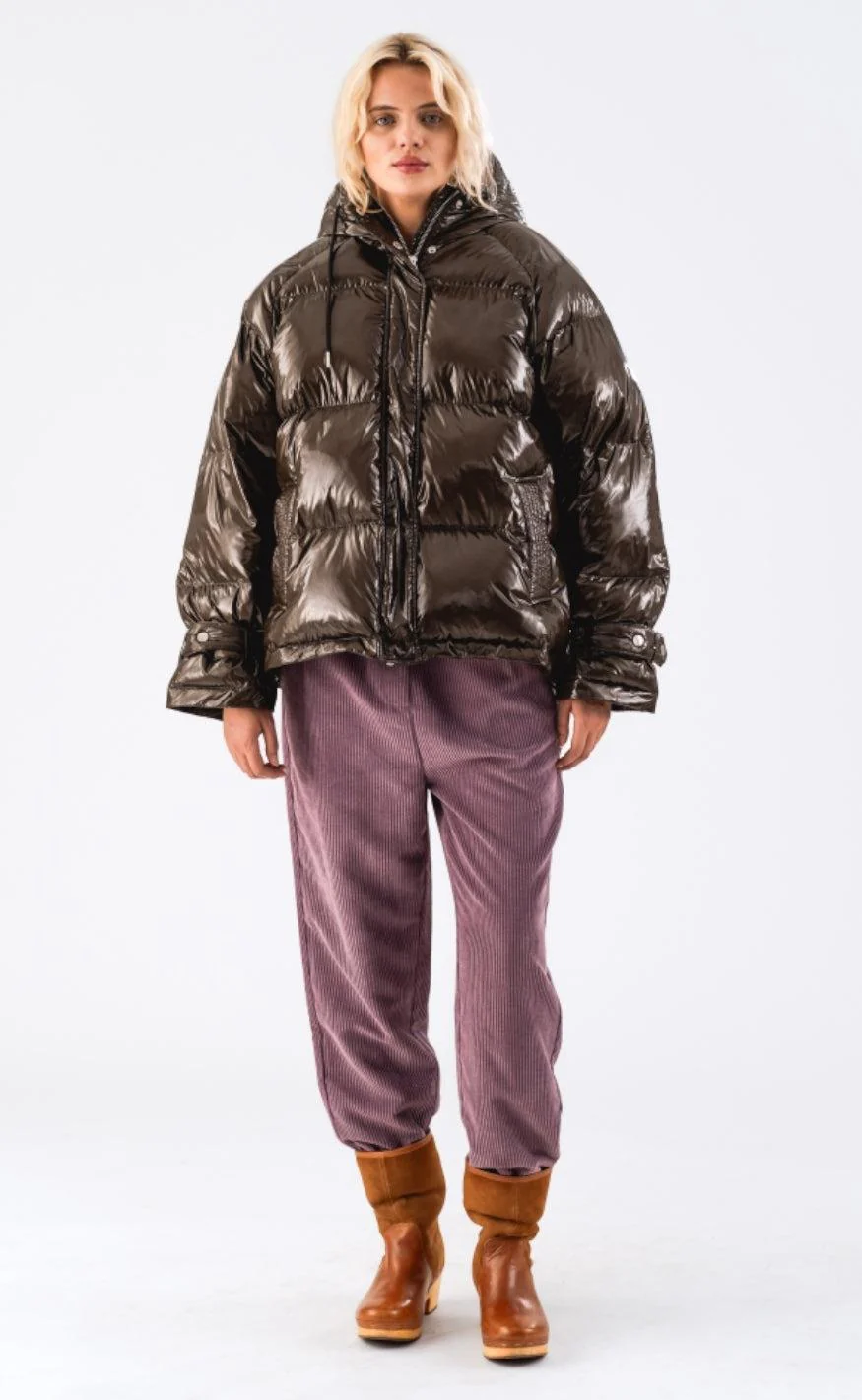 Lollys Laundry Jakke - Shelby - Dark Mokka - Image 5