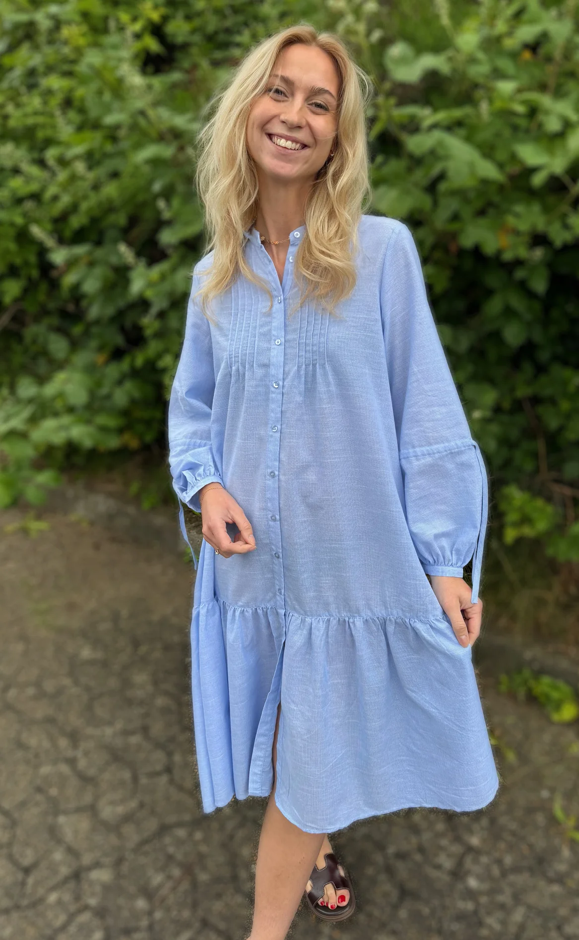 Lollys Laundry Kjole - Alanna Maxi - Light Blue - Image 7