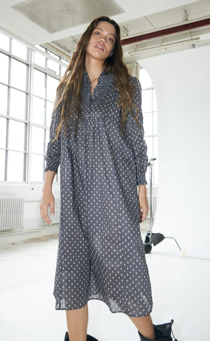 Lollys Laundry Kjole - Sagi LL - Dark Blue - Image 2