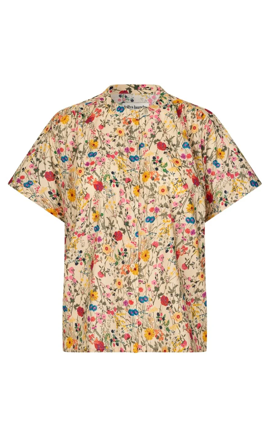 Lollys Laundry Skjorte - MyaLL SS - Flower Print - Image 2