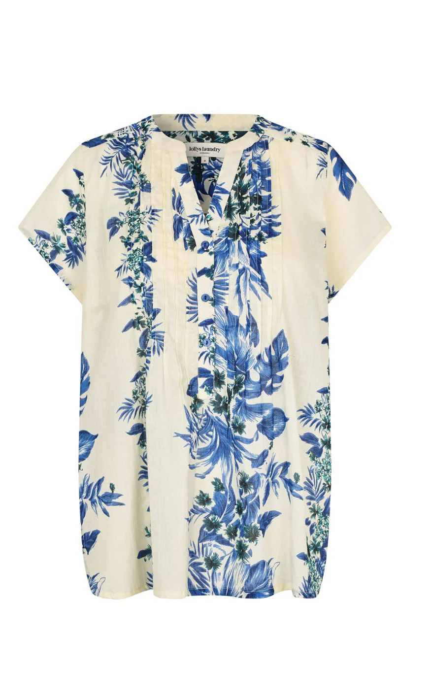 Lollys Laundry Top - Heather - Blue