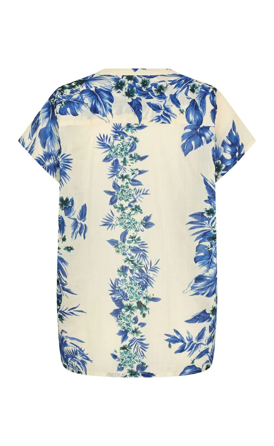 Lollys Laundry Top - Heather - Blue - Image 4