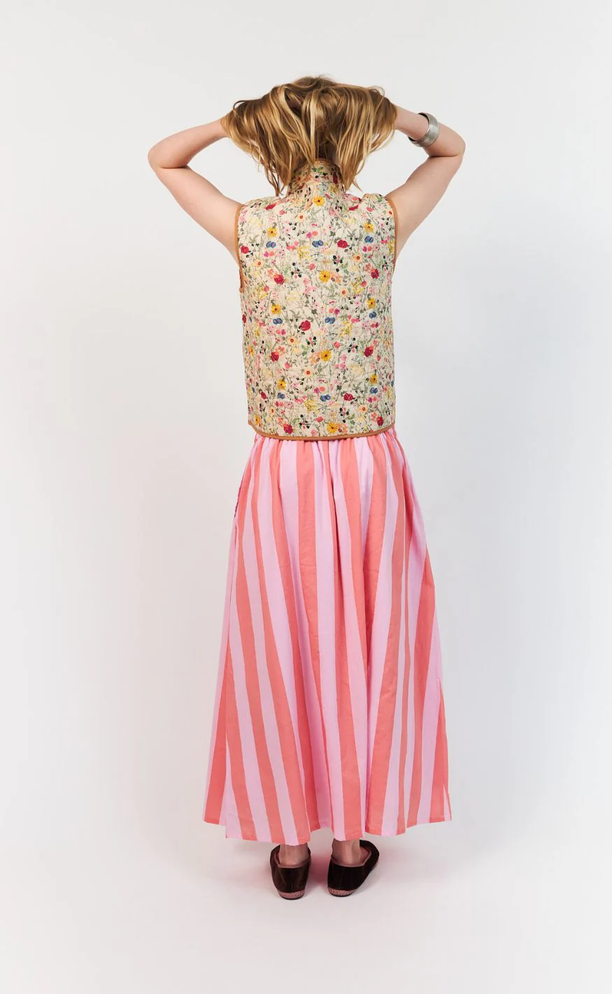 Lollys Laundry Vest - CairoLL Quilted - Flower Print - Image 8