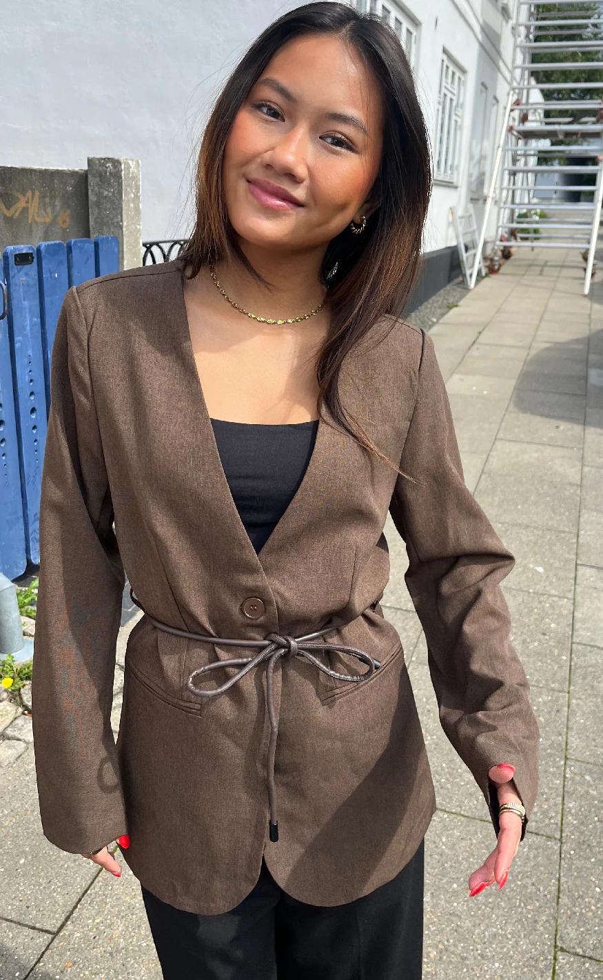 Love & Divine Blazer - Love1344 - Brown Mel. - Image 6