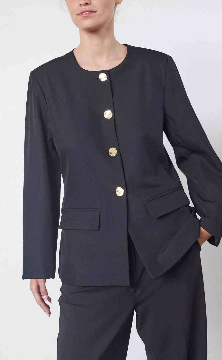 Love & Divine Blazer - Love1411 - Black - Image 4