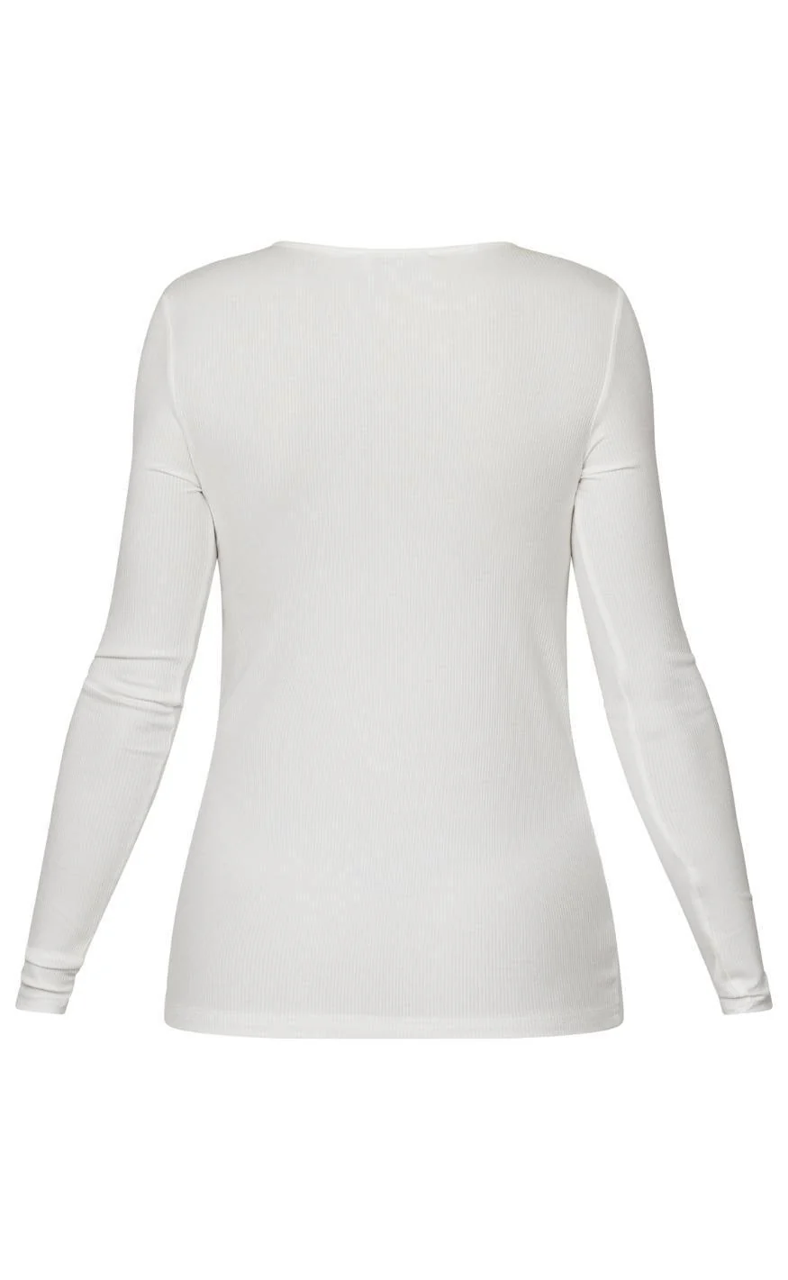 Love & Divine Bluse - Love1215 - Off White - Image 3