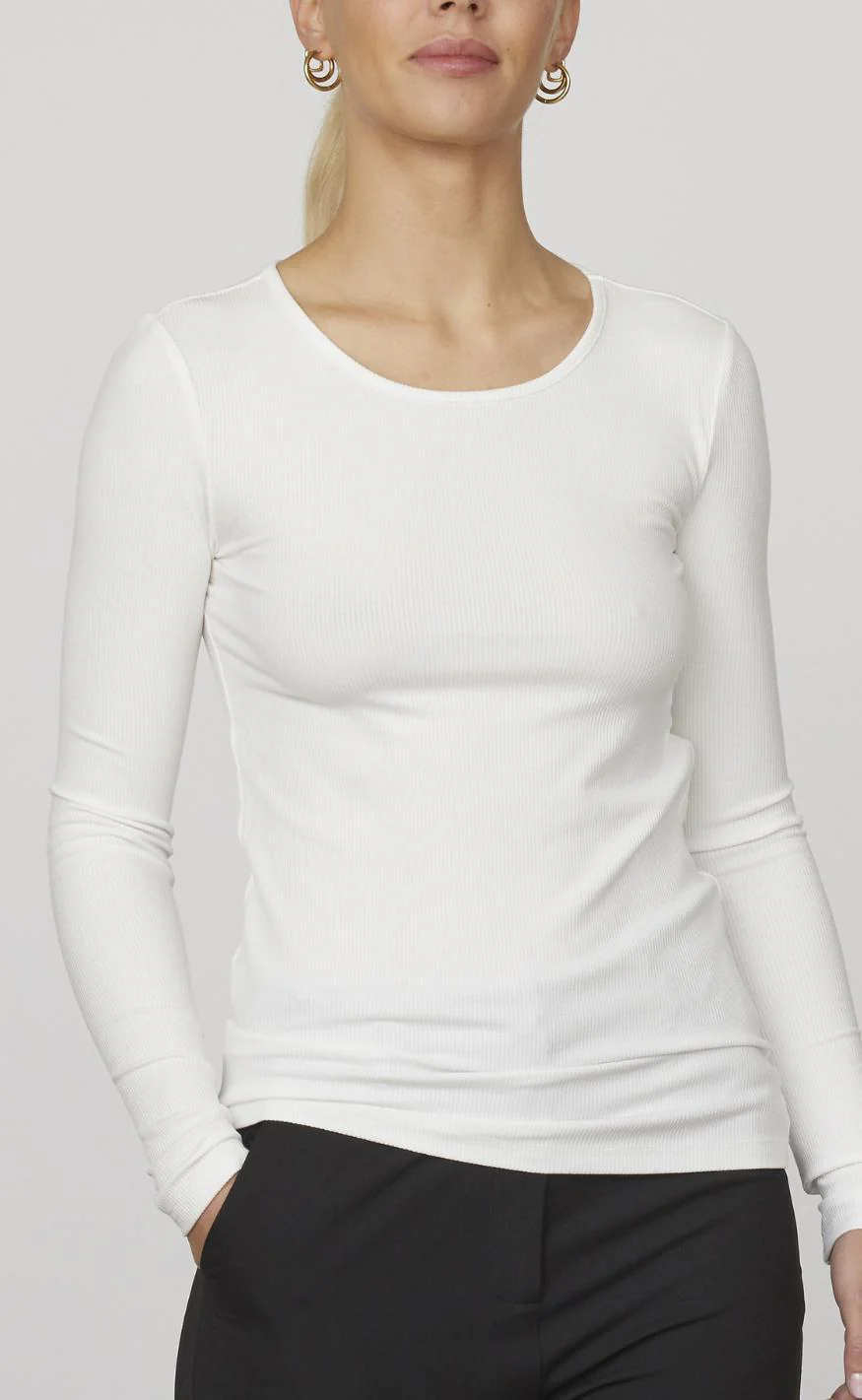 Love & Divine Bluse - Love1215 - Off White - Image 4
