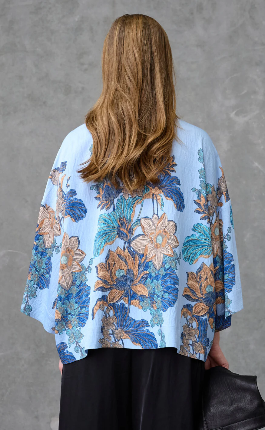 Love & Divine Skjorte - Love1553 - Blue Paisley - Image 4