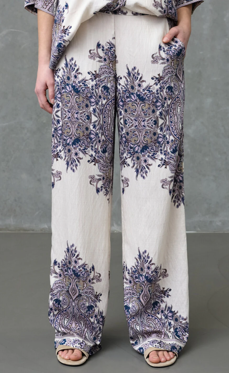 Love & Divine Bukser - Love1024-62 - Champagne Paisley - Image 2