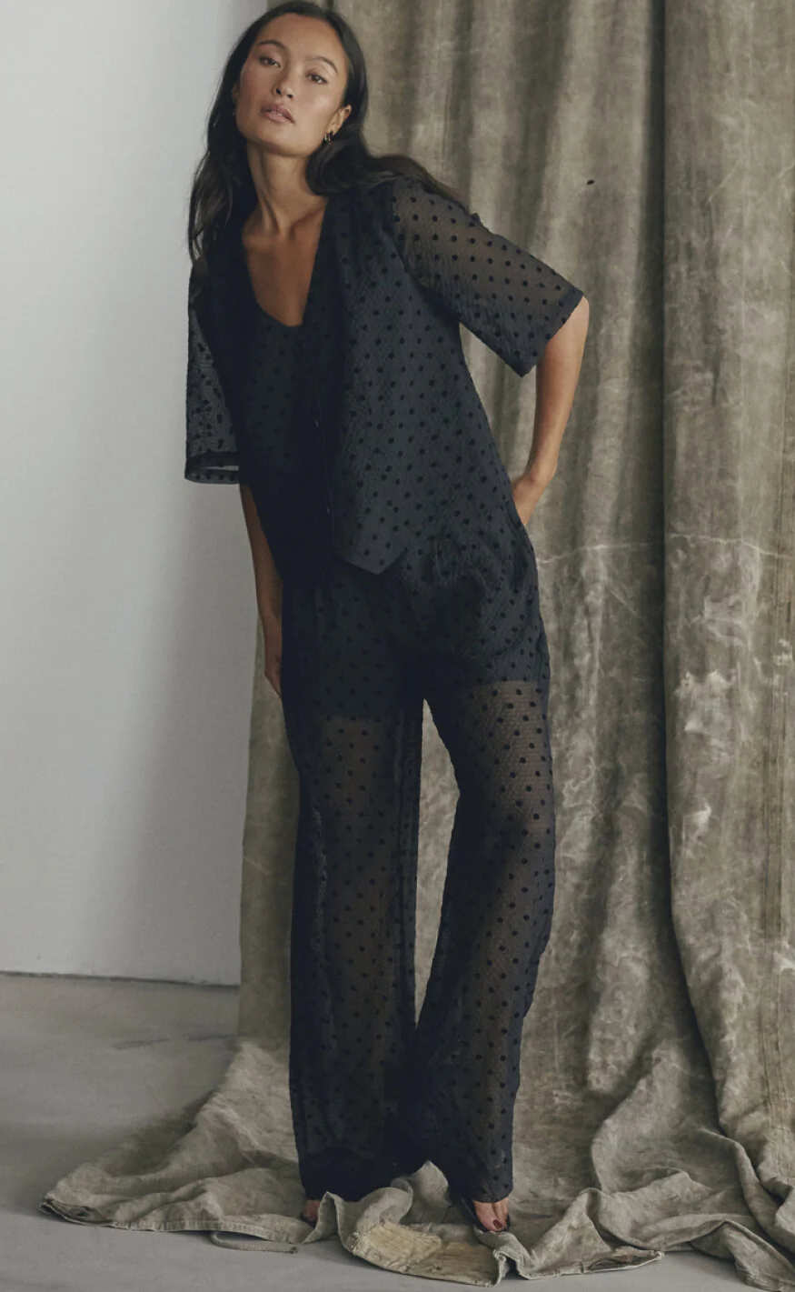 Love & Divine Bukser - Love1419 - Black Dot - Image 2