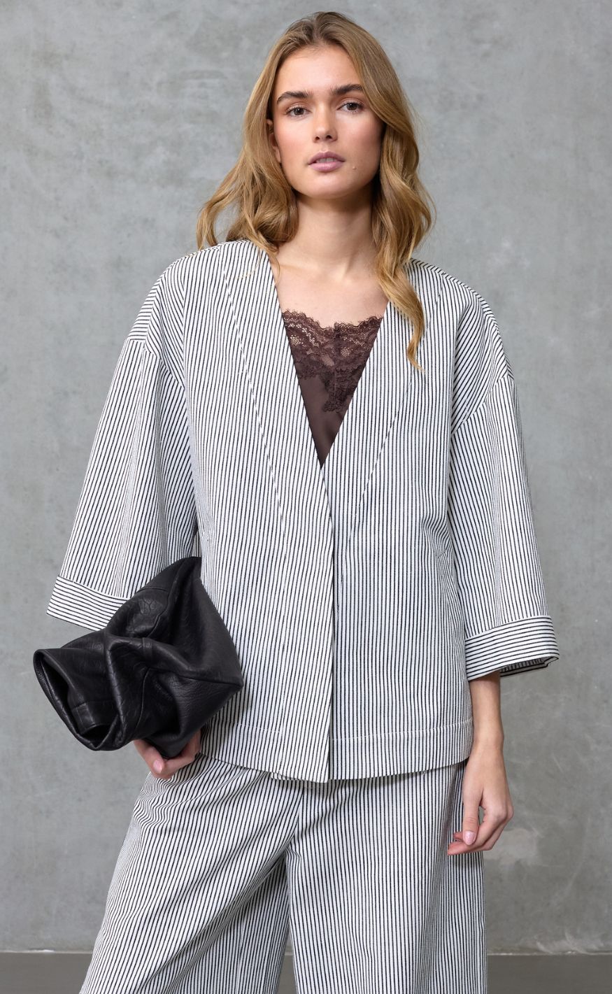 Love & Divine Cardigan - Love1521 - Stripes - Image 2