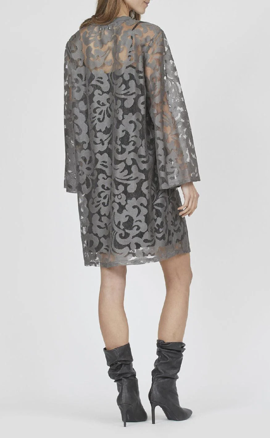Love & Divine Kjole - Love1263 - Silver Grey - Image 4