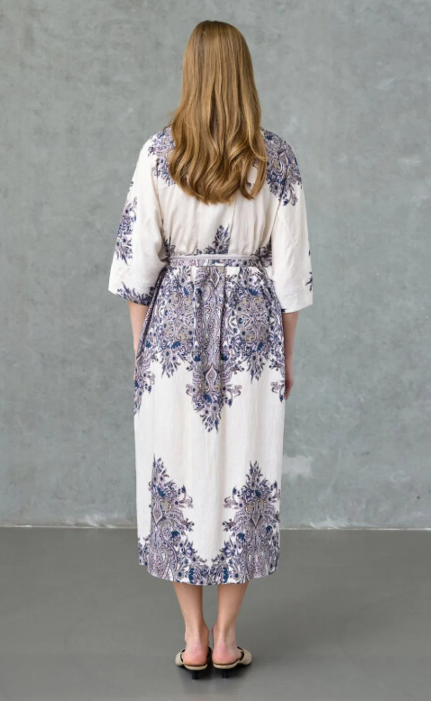 Love & Divine Kjole - Love1554 - Champagne Paisley - Image 3