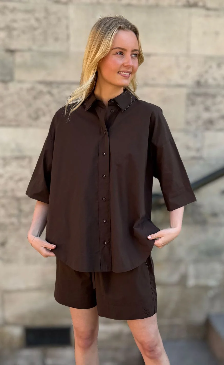 Love & Divine Shorts - Love970-12 - D. Chocolate - Image 3