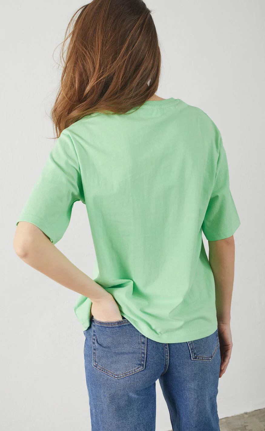 Sisters Point T-shirt - HEDA LOOSE.SS - Summer Green - Image 3