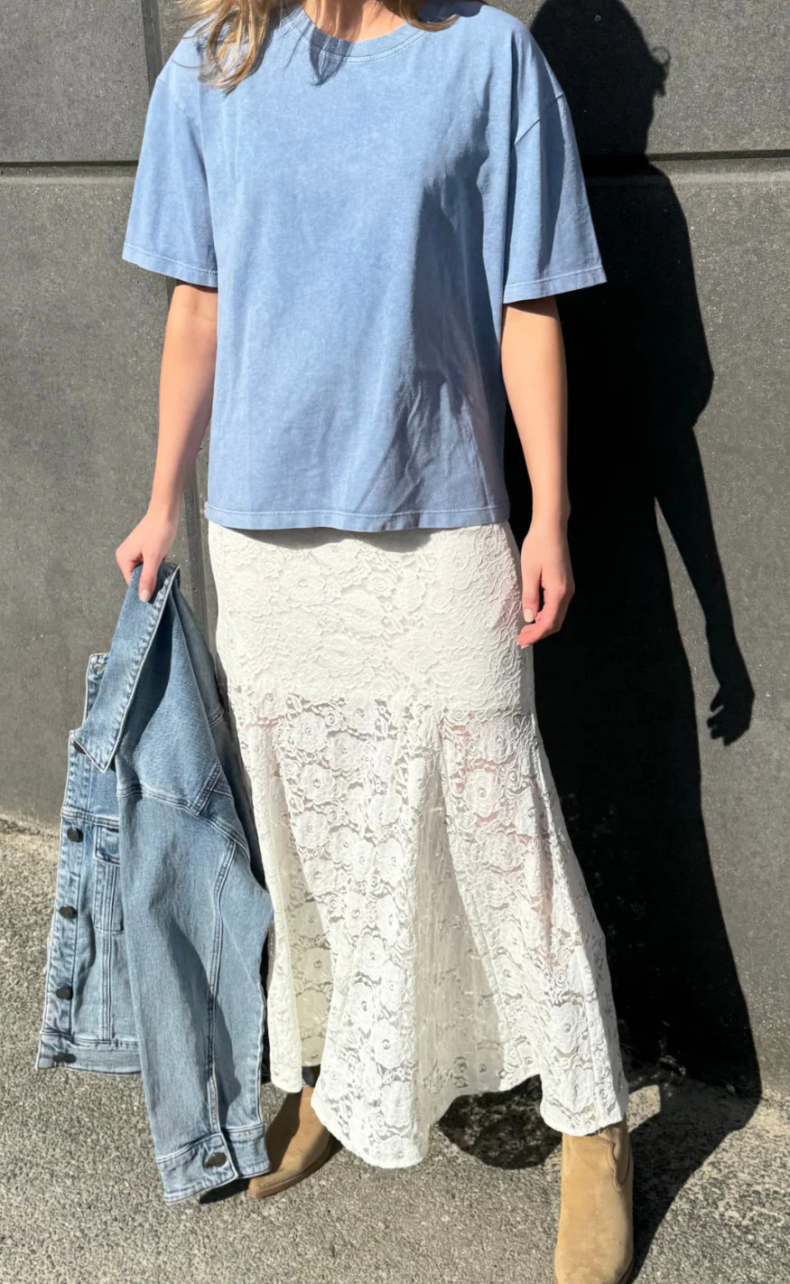 Love & Divine T-shirt - Love1303-2 - Blue Wash - Image 3