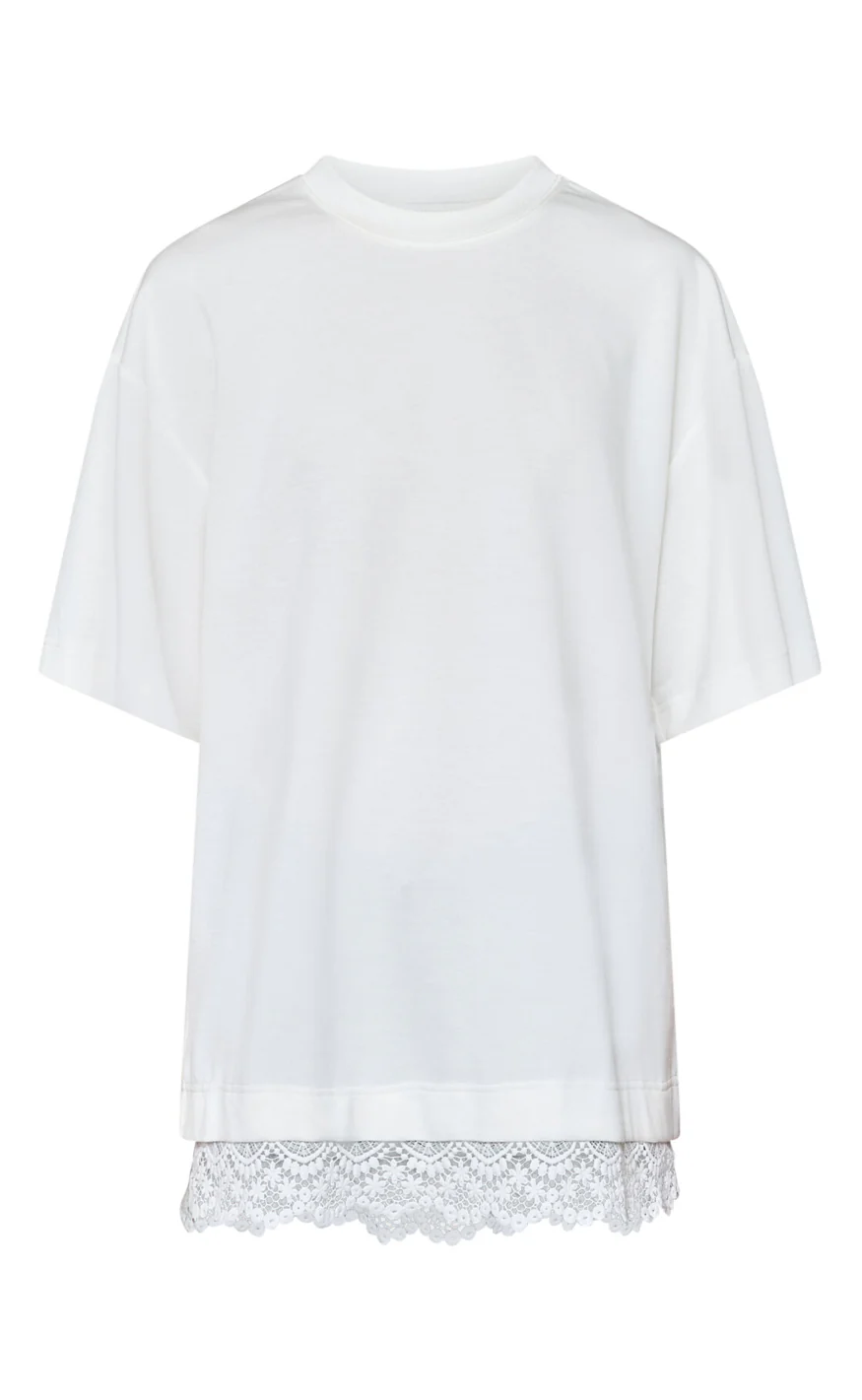 Love & Divine T-Shirt - Love1462 - White Lace