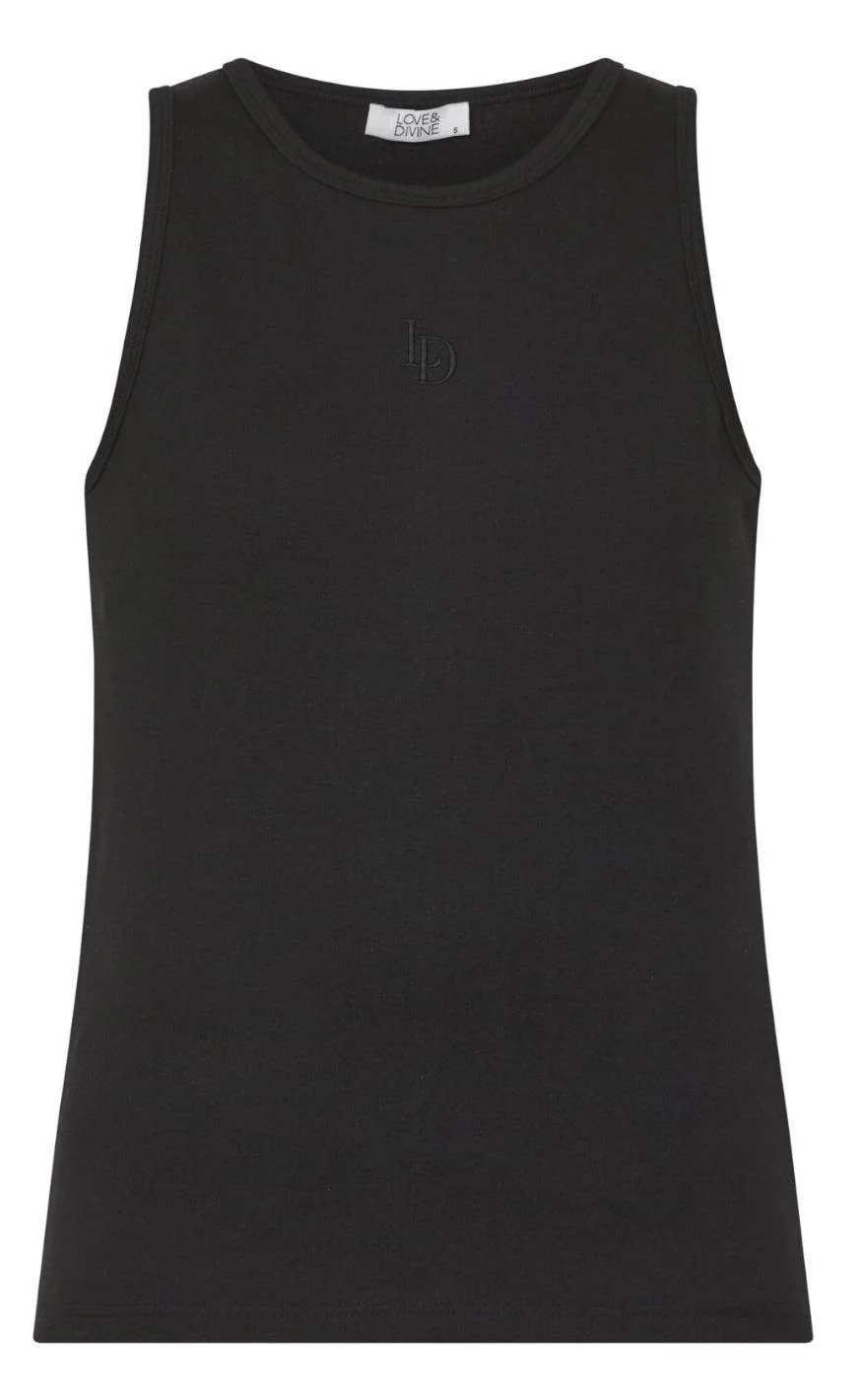 Love & Divine Top - Love1228 - Black