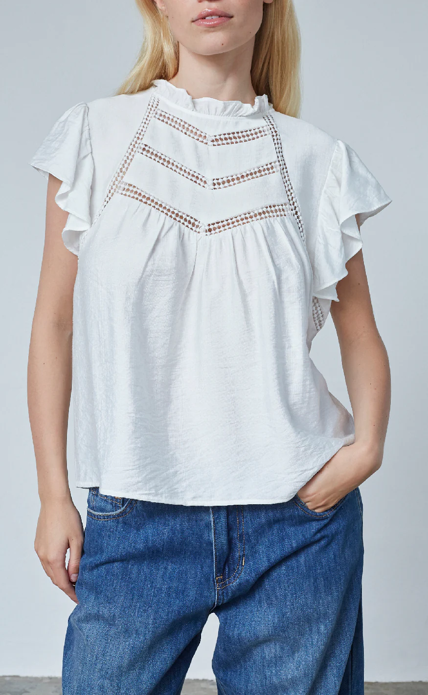 Love & Divine Top - Love1374 - Cream - Image 2