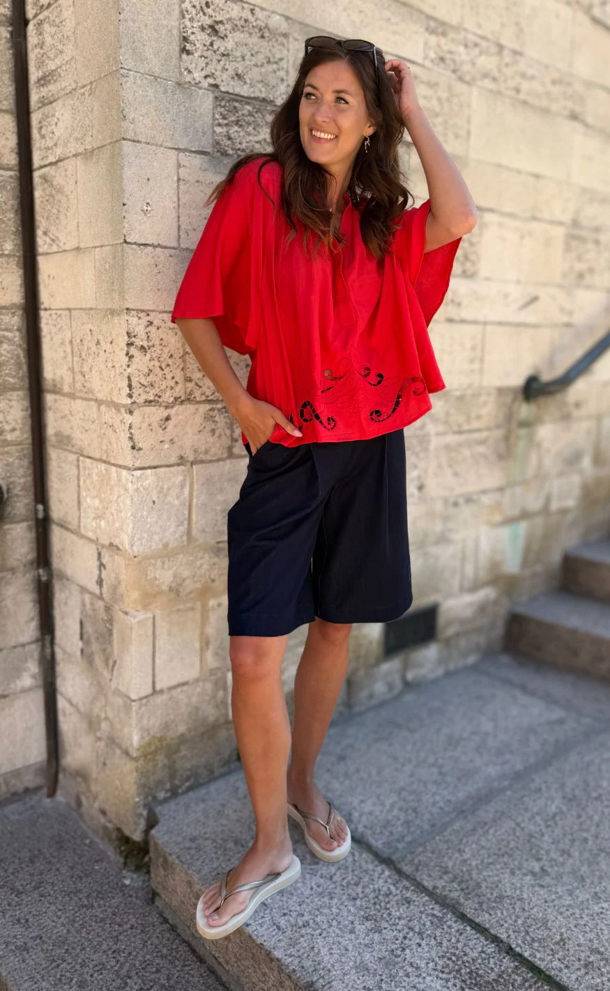 Love & Divine Top - Love1607 - Red - Image 3