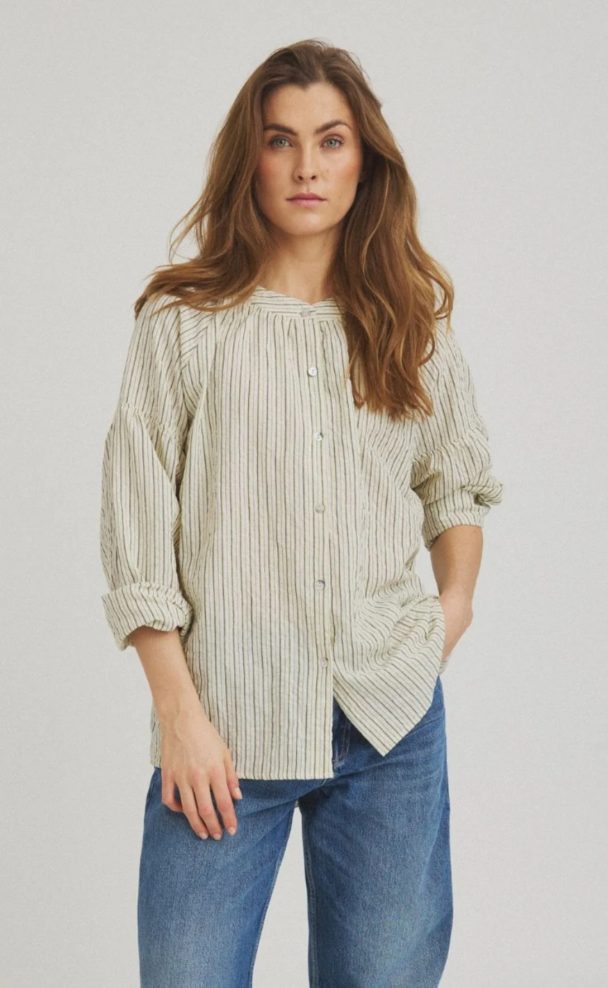 Luxzuz Skjorte - Alita - Soft Yellow 1029