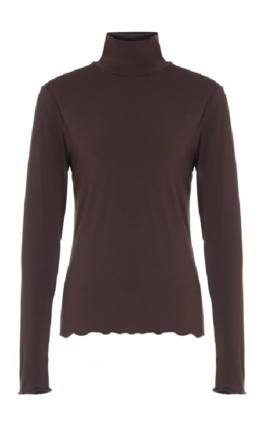 Luxzuz Bluse - Jachio - Coffee Bean