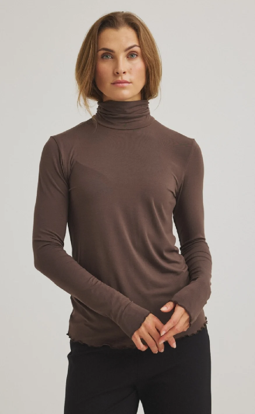 Luxzuz Bluse - Jachio - Coffee Bean - Image 2