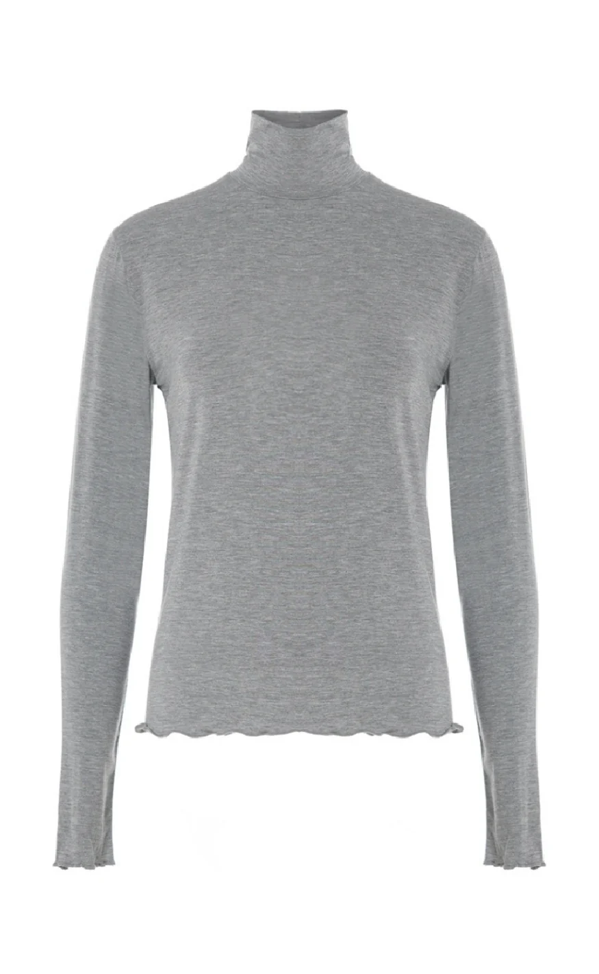 Luxzuz Bluse - Jachio - Grey Marl