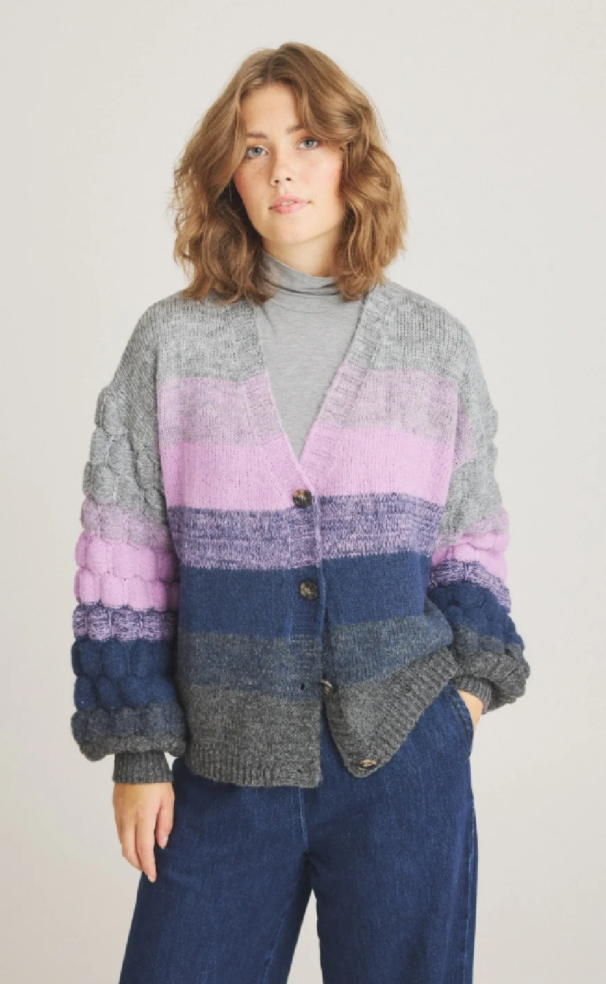 Luxzuz Bluse - Jachio - Grey Marl - Image 2