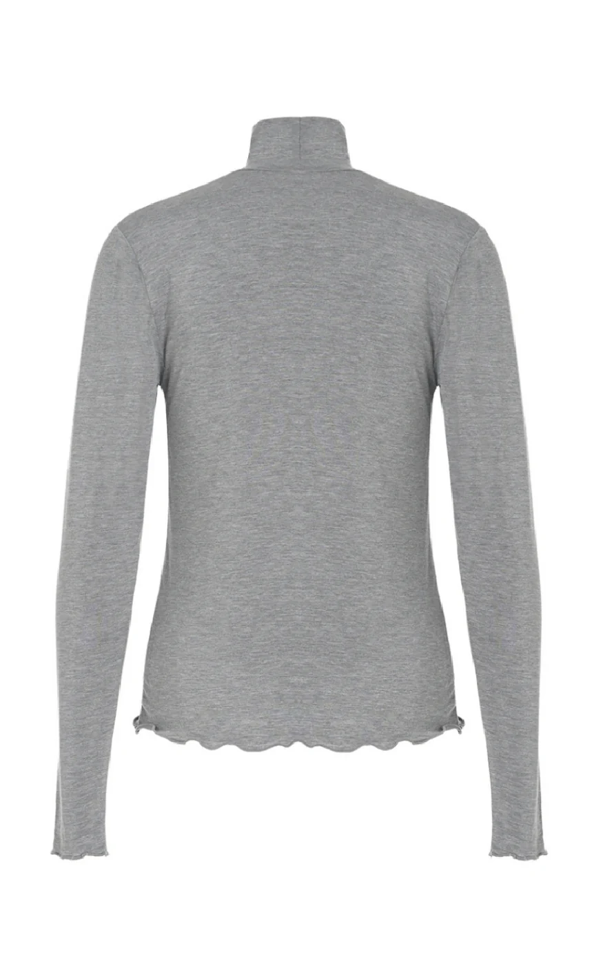 Luxzuz Bluse - Jachio - Grey Marl - Image 3