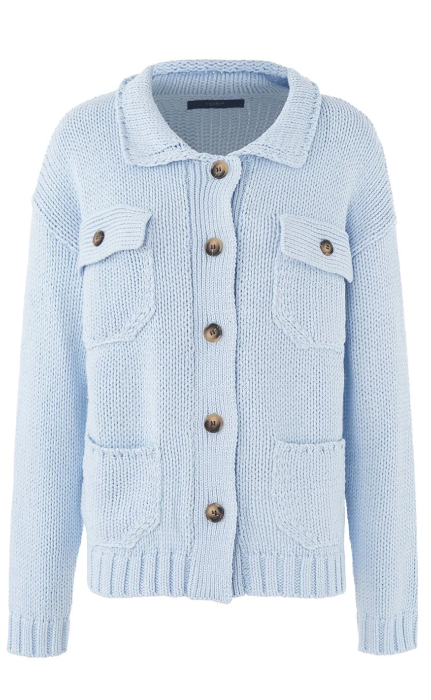 Luxzuz Cardigan - Beatriz - Cerulean Blue