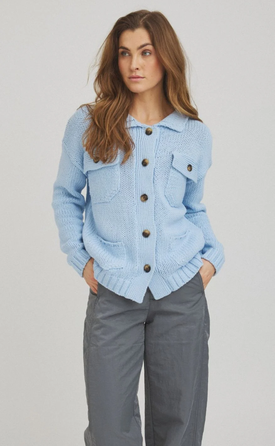 Luxzuz Cardigan - Beatriz - Cerulean Blue - Image 2