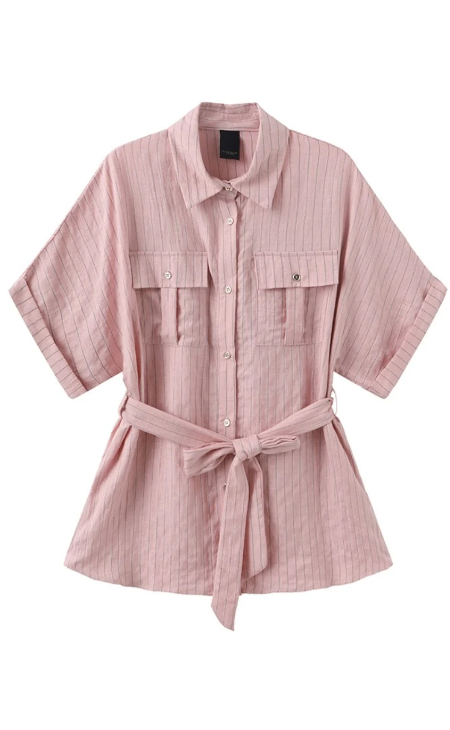 Luxzuz Skjorte - Viol - Faded Pink 3054
