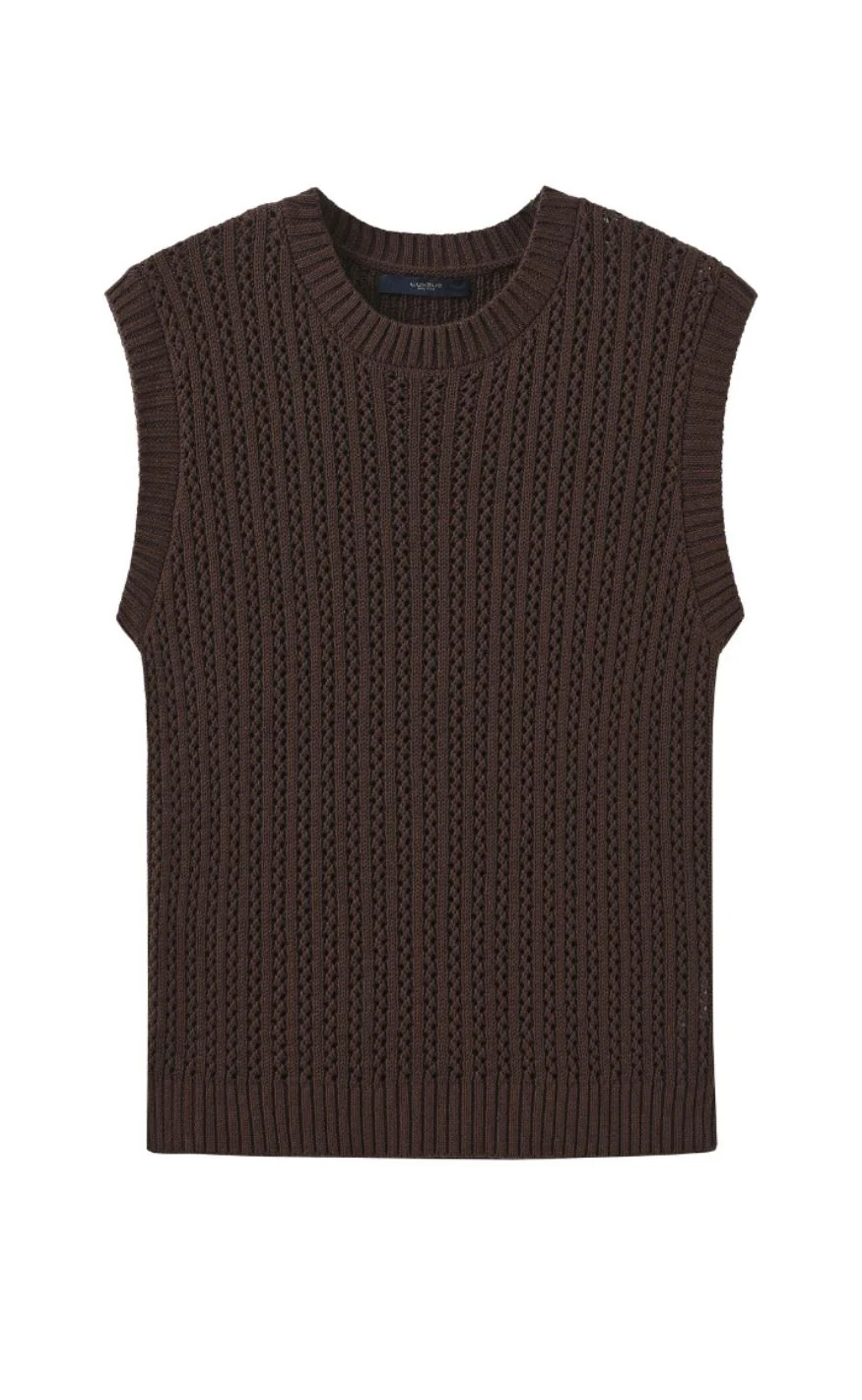 Luxzuz Top - Corinn - Choco Lux
