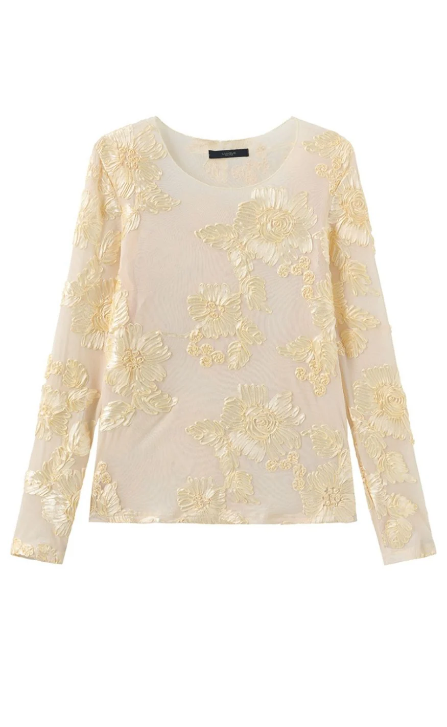 Luxzuz Bluse - Florana - Pastel Yellow