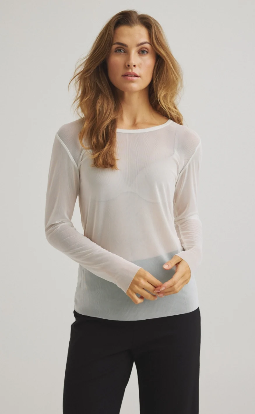 Luxzuz T-Shirt - Sigborg Mesh - Cream - Image 2