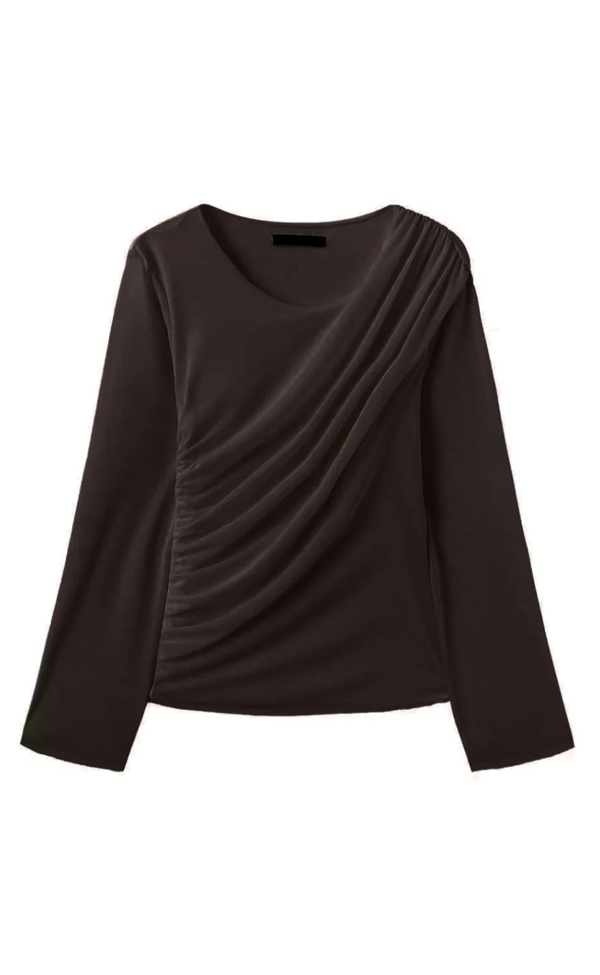 Luxzuz T-shirt - Thora - Choco Lux - Image 2