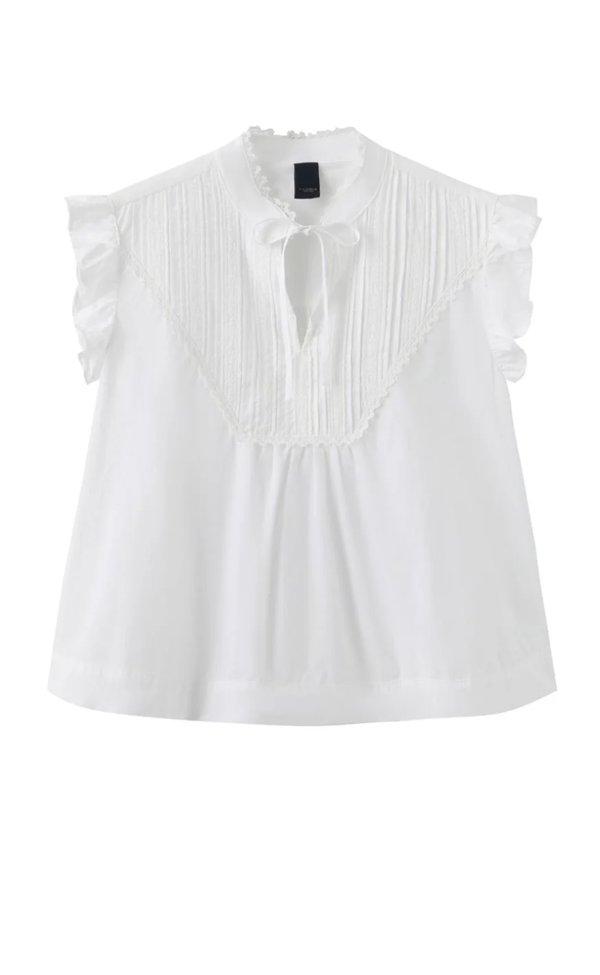 Luxzuz Top - Roxanne - 901 White - Image 2