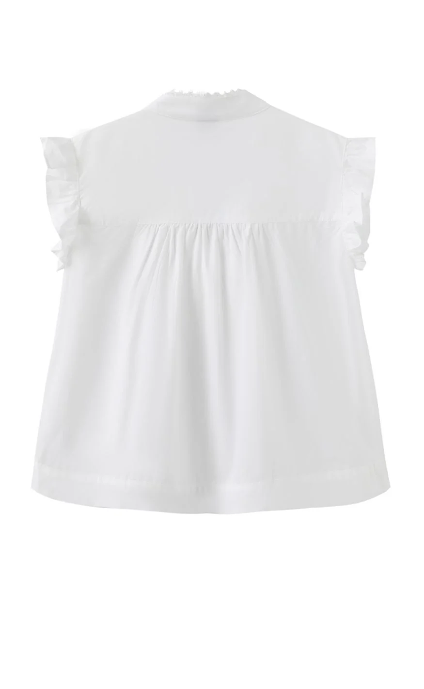 Luxzuz Top - Roxanne - 901 White - Image 3