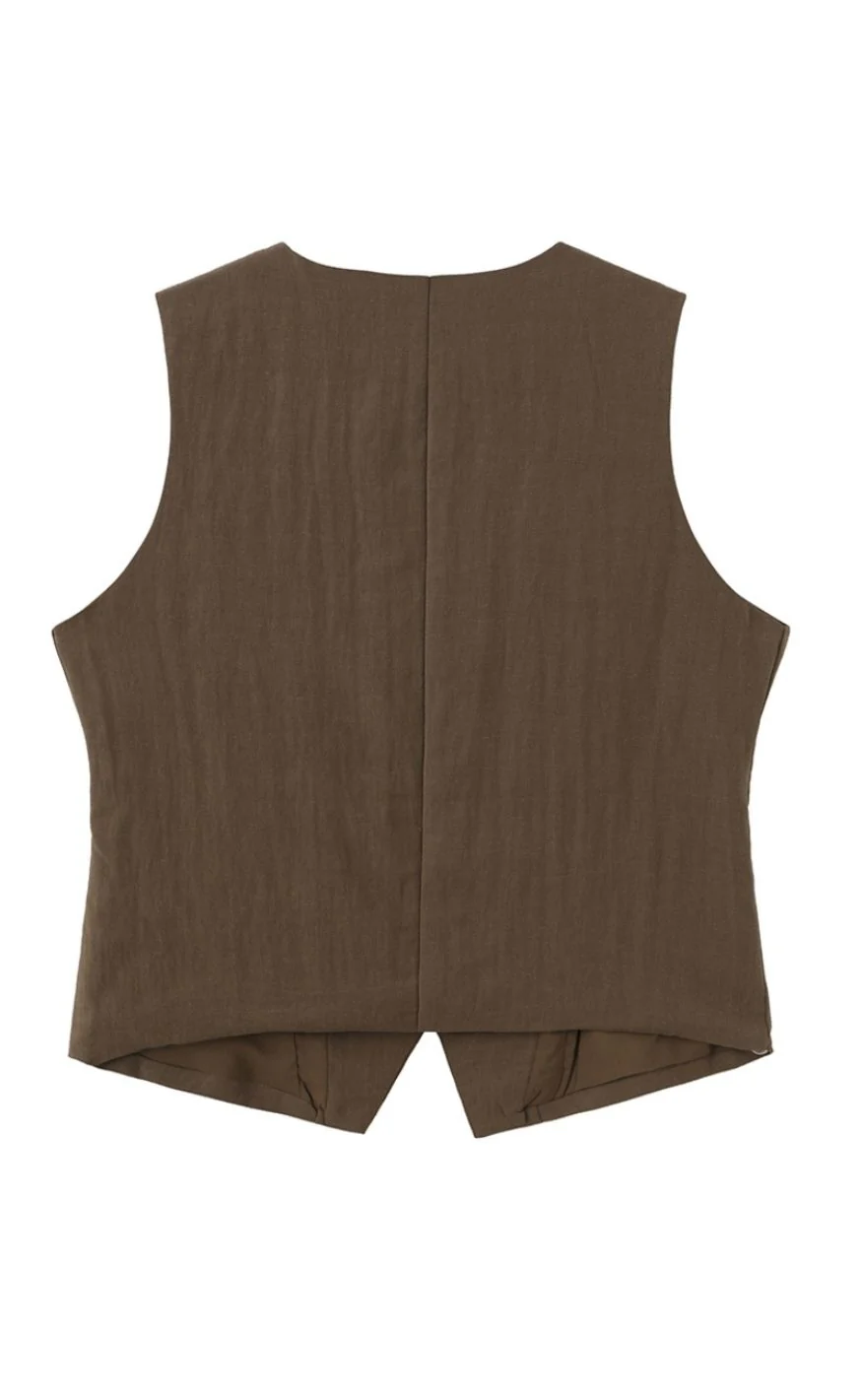 Luxzuz Vest - Alessandra - Army Green - Image 5