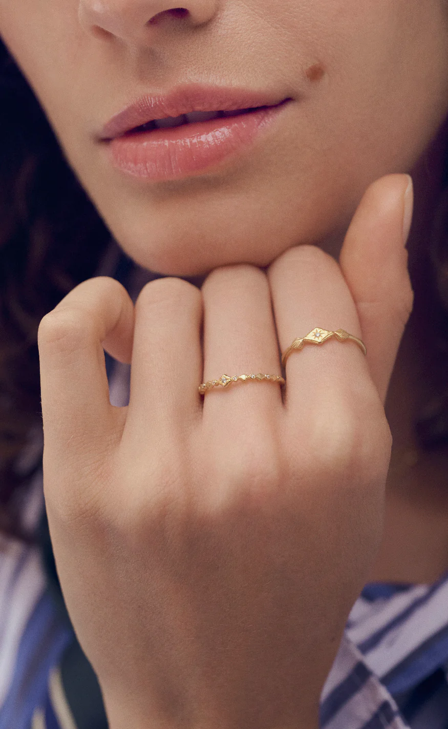 Maaneste Ring - Annie - Gold Colour - Image 2