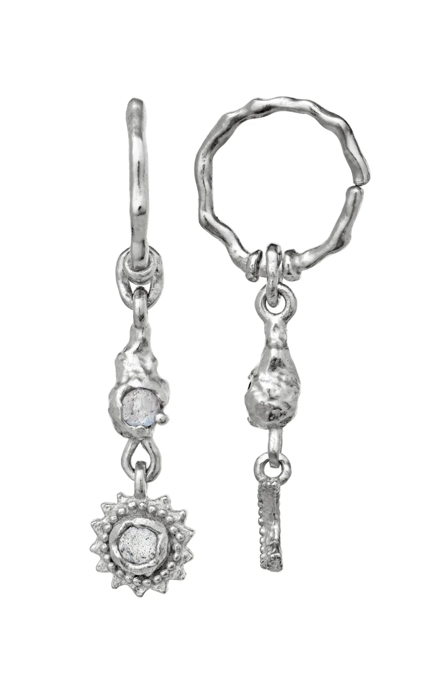 Maanesten Øreringe - Ember - Silver Colour - Image 3