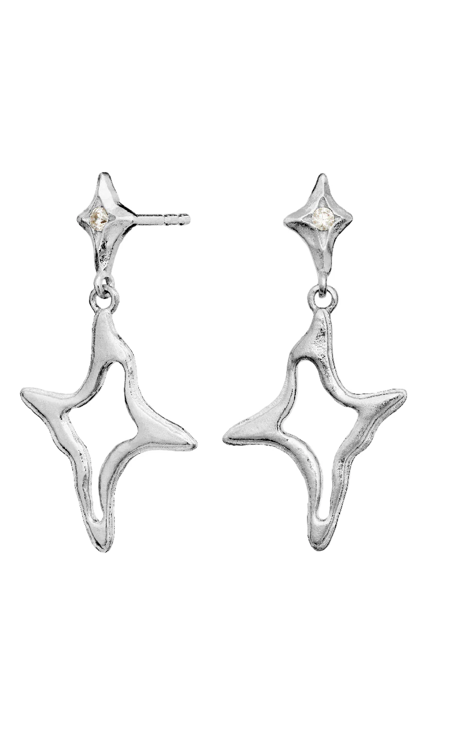 Maanesten Øreringe - Roxy - Silver Colour - Image 2