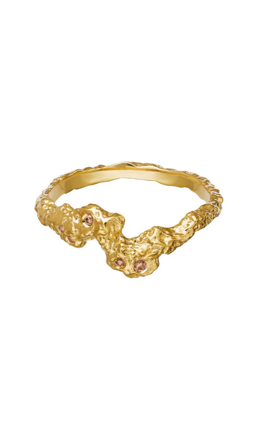 Maanesten Ring - Frida - Gold Colour - Image 2