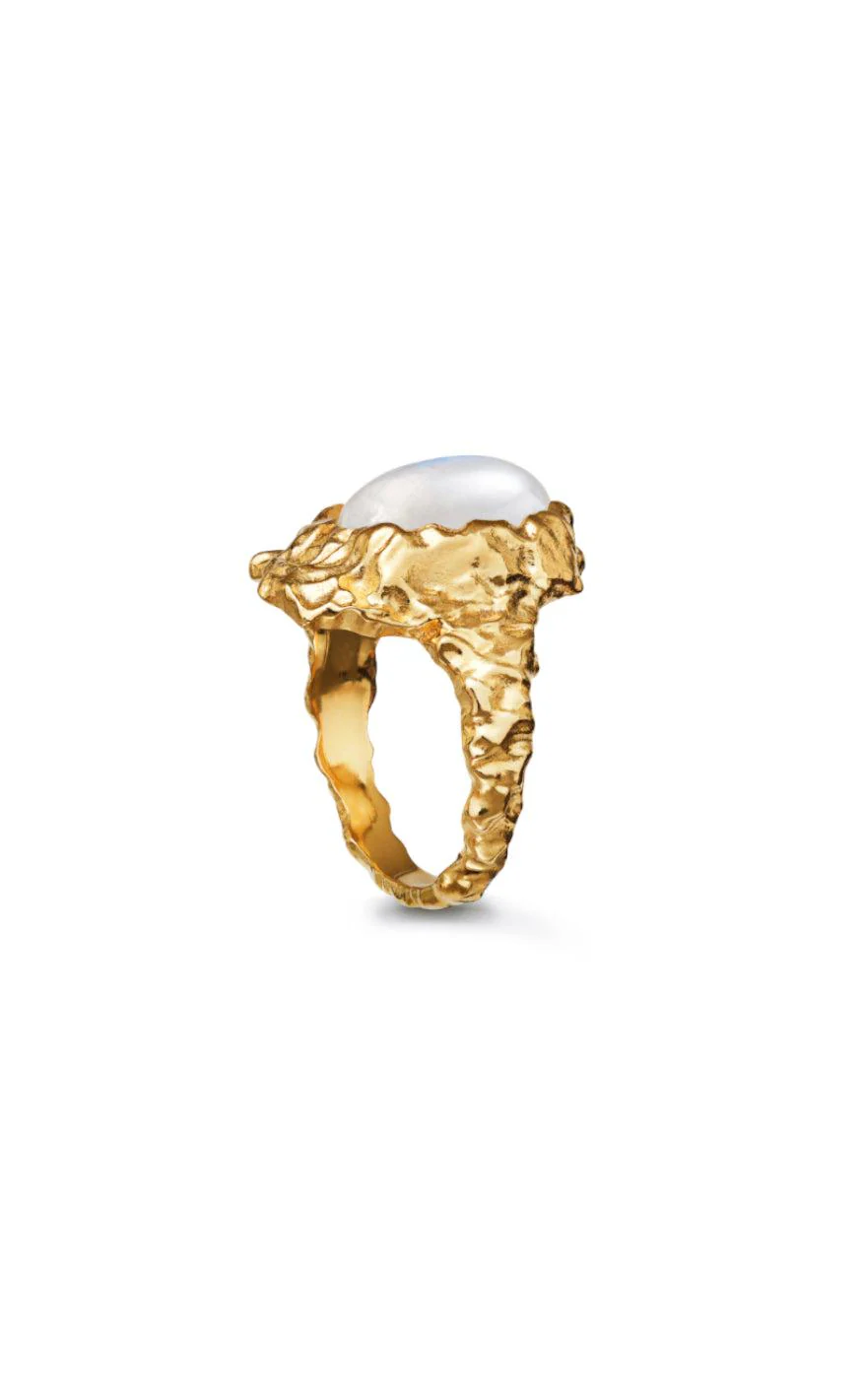 Maanesten Ring - Gudinde - Gold Colour - Image 3