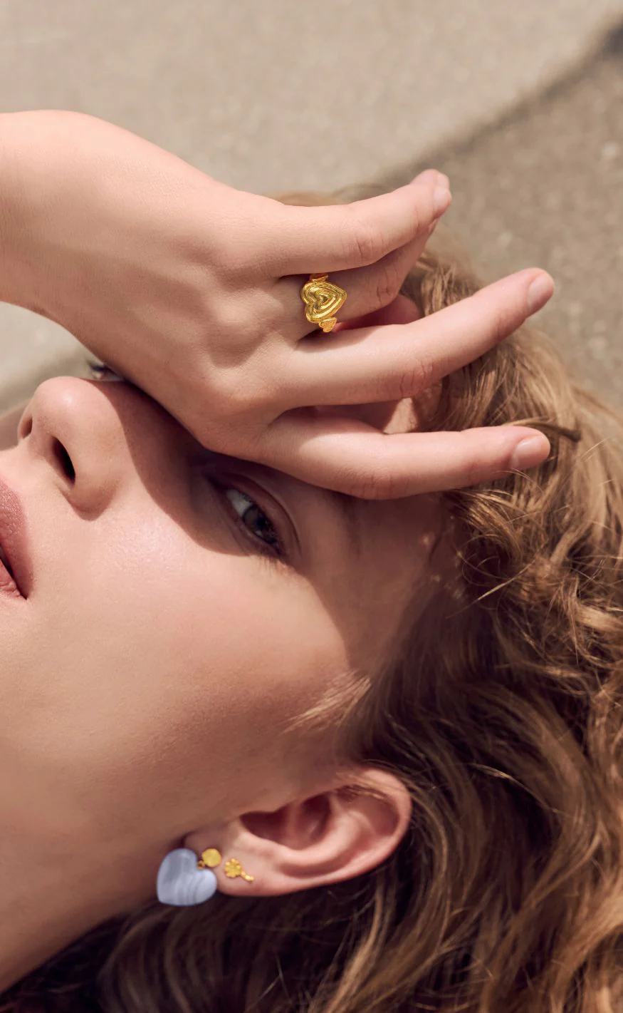 Maanesten Ring - Mabel - Gold Colour - Image 8