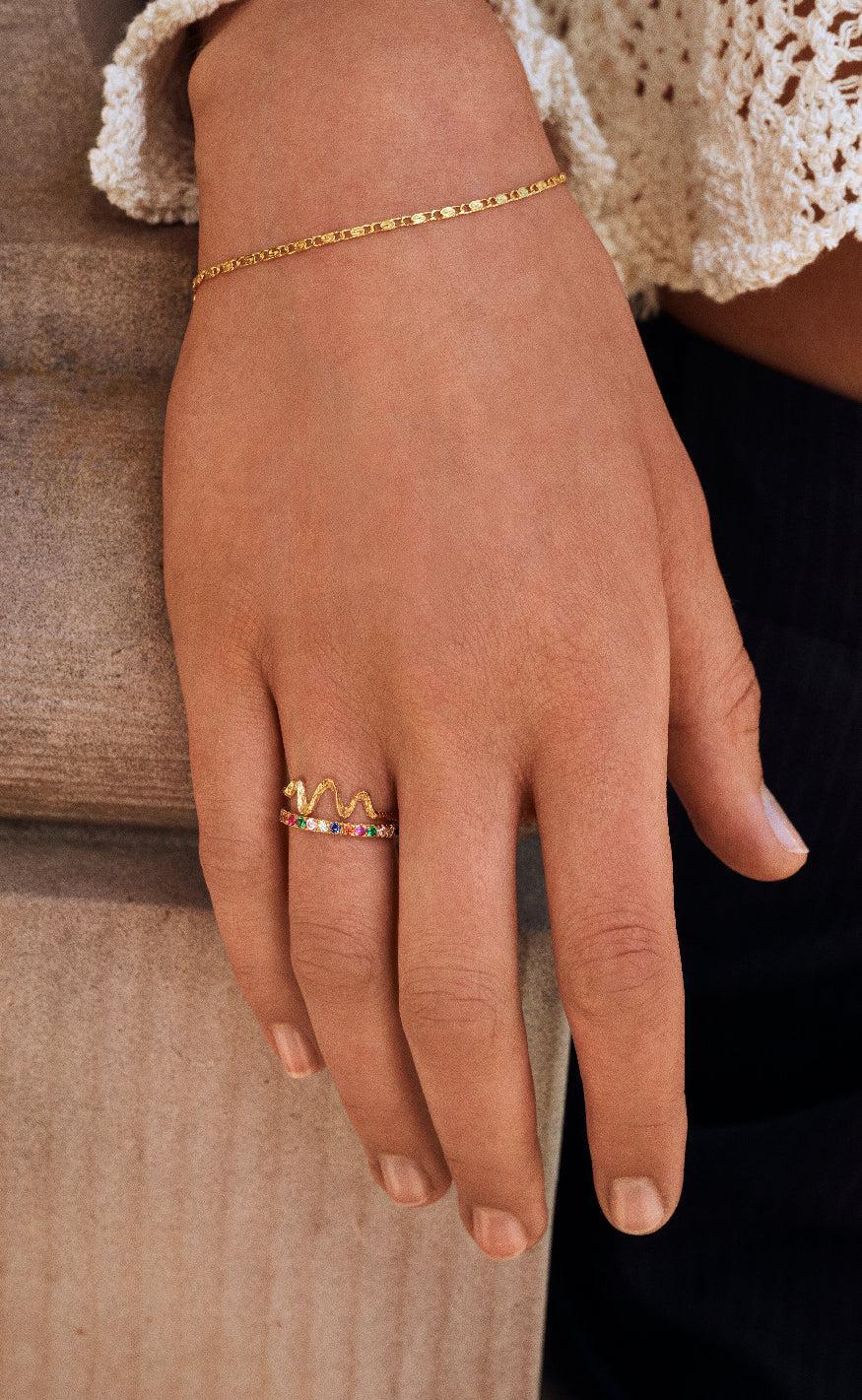 Maanesten Ring - Pari - Gold Colour - Image 2